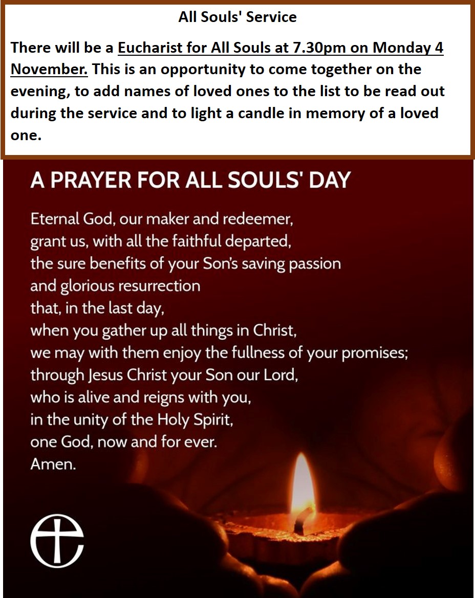 All Souls Service 4th Nov